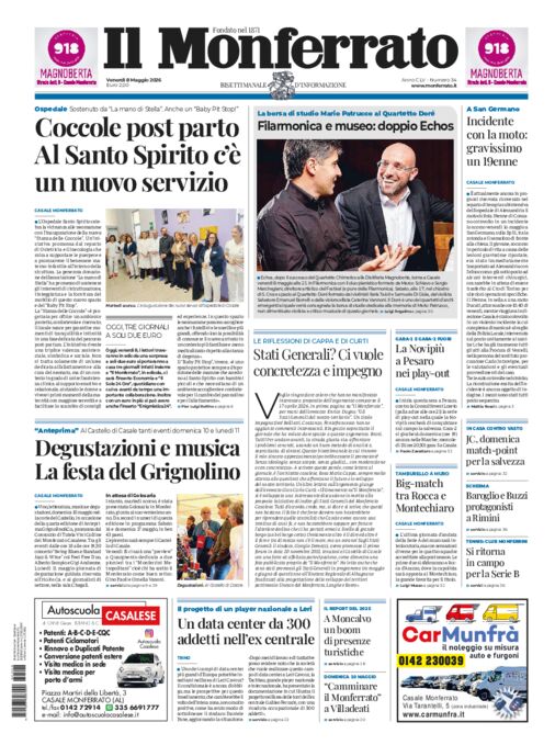 Il Monferrato - Edizione 34 del 08/05/2026